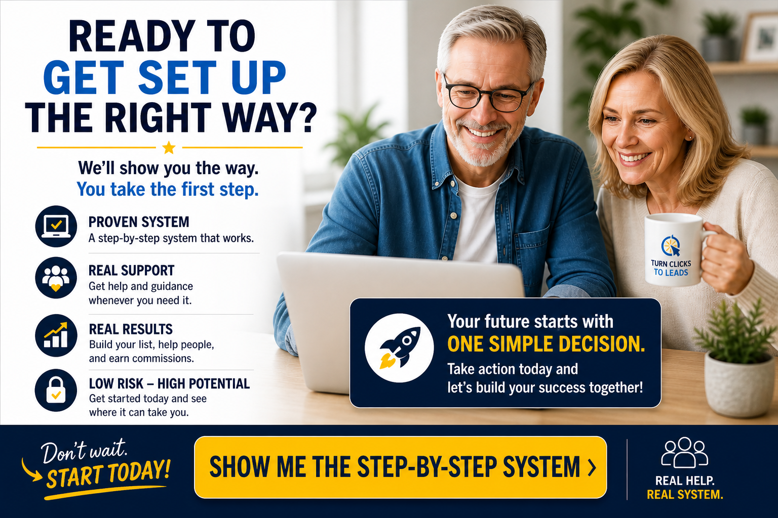 Show me the step by step affiliate marketing system